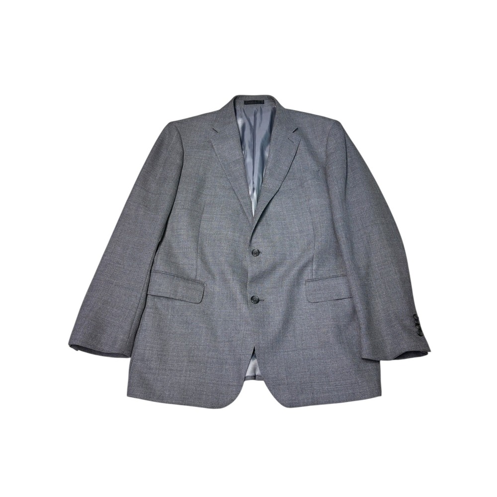 Paul Betenly Men's Grey Wool Blend Suit Jacket Blazer Size‎ 44R